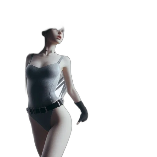 dress, robot, jacket, 3d render transparent PNG cut-out