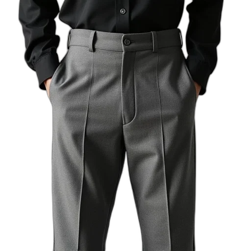 jacket, staff, dress, 3d render transparent PNG cut-out