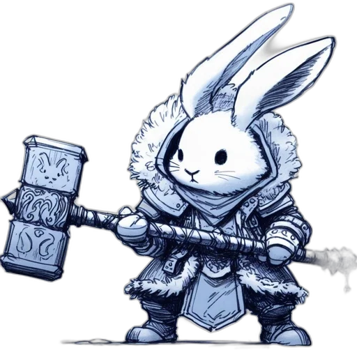 weapon, sword, animal, fantasy art transparent PNG cut-out