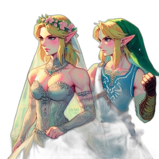 dress, crown, pixel art, concept art transparent PNG cut-out