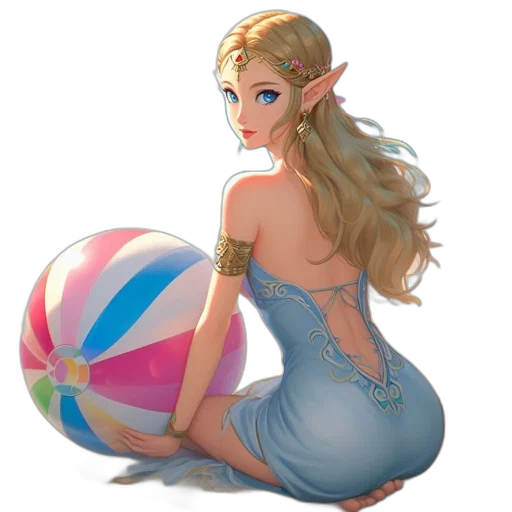 dress, fantasy art, concept art, pixel art transparent PNG cut-out