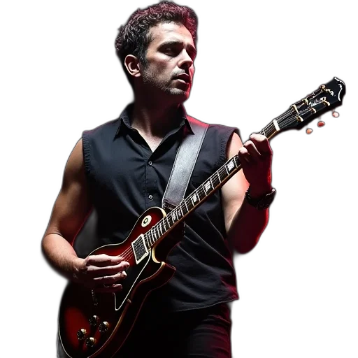 wanted, band, guitarist, chris transparent PNG cut-out