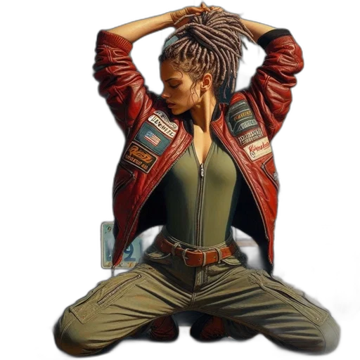 jacket, concept art, 3d render, photorealistic transparent PNG cut-out