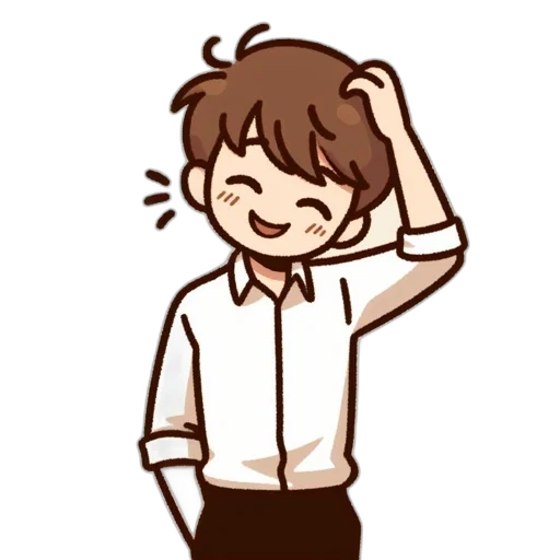 staff, cartoon, anime, pixel art transparent PNG cut-out
