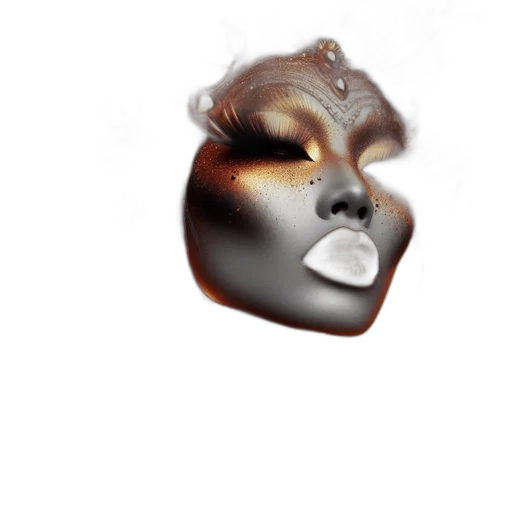 mask, face, crown, hair transparent PNG cut-out