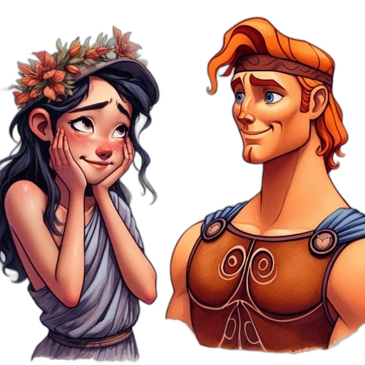 concept art, fantasy art, comic book art, cartoon transparent PNG cut-out
