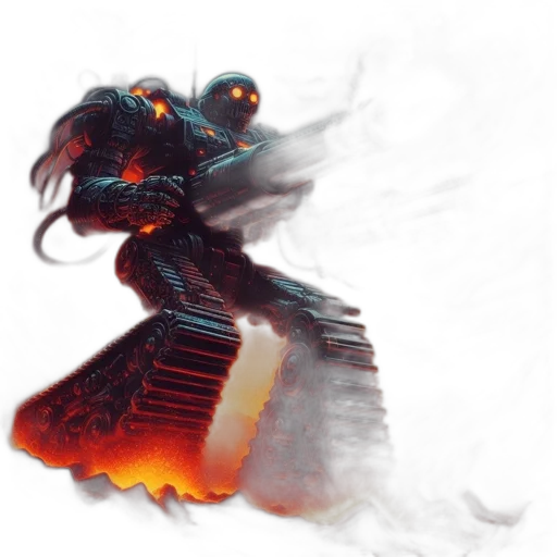 robot, dragon, sword, weapon transparent PNG cut-out