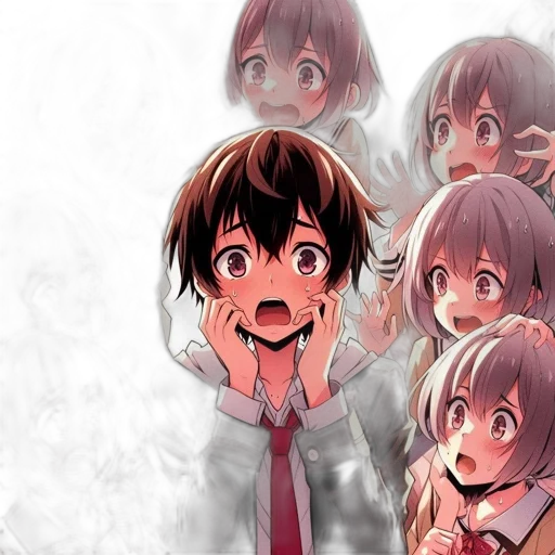 staff, face, anime, concept art transparent PNG cut-out