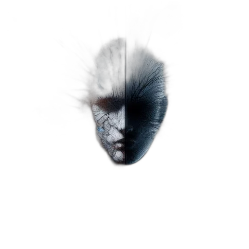 mask, face, creature, hair transparent PNG cut-out