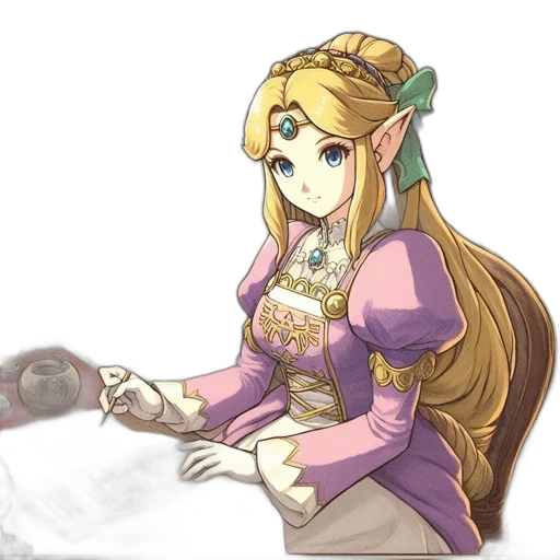 staff, dress, crown, weapon transparent PNG cut-out