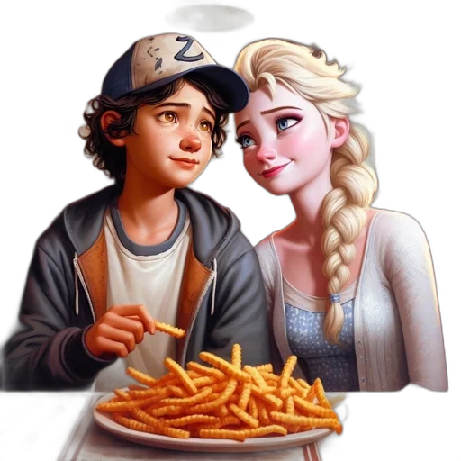 food, crown, hat, pixel art transparent PNG cut-out