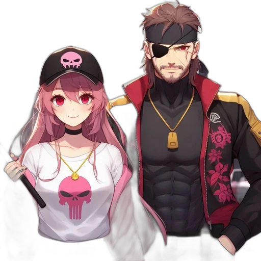 jacket, crown, mask, anime transparent PNG cut-out