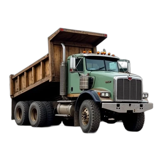 photorealistic, 3d render, large, dump transparent PNG cut-out