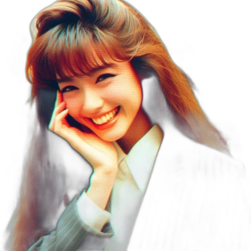 face, photorealistic, oil painting, anime transparent PNG cut-out