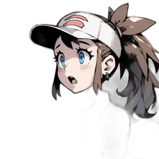 hat, staff, hair, creature transparent PNG cut-out