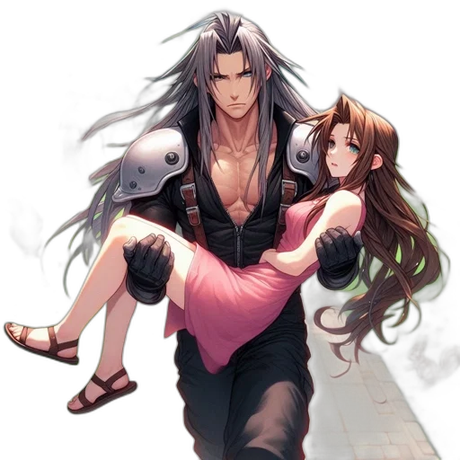 anime, fantasy art, concept art, pixel art transparent PNG cut-out