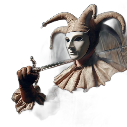 mask, staff, weapon, face transparent PNG cut-out
