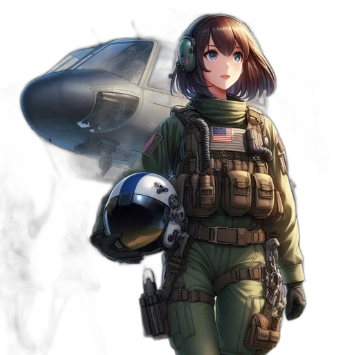 weapon, jacket, robot, face transparent PNG cut-out