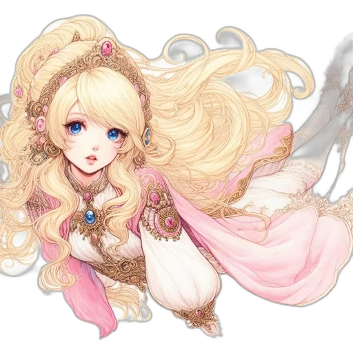 staff, dress, dragon, jewelry transparent PNG cut-out