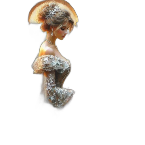 jewelry, crown, staff, hair transparent PNG cut-out