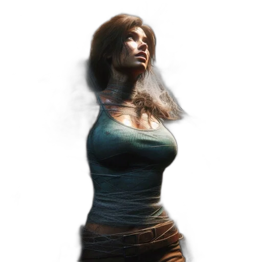 dress, concept art, photorealistic, 3d render transparent PNG cut-out
