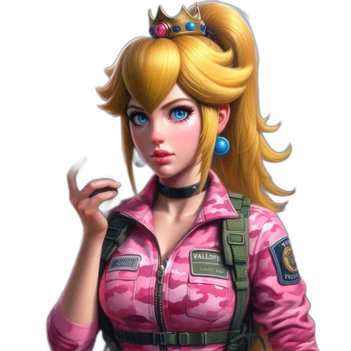 weapon, face, jacket, staff transparent PNG cut-out