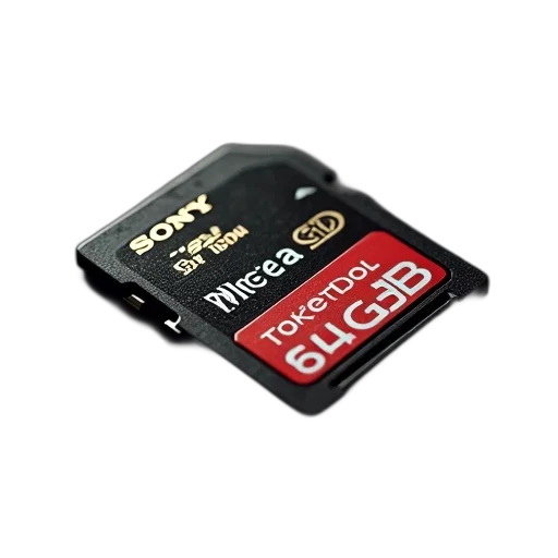 sony, 64gb, microsd, memory transparent PNG cut-out