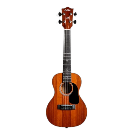 wooden, ukulele, glossy, finish transparent PNG cut-out