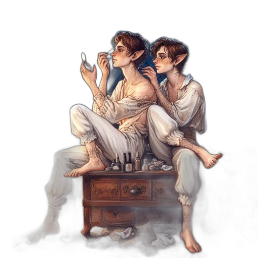concept art, watercolor, fantasy art, pixel art transparent PNG cut-out