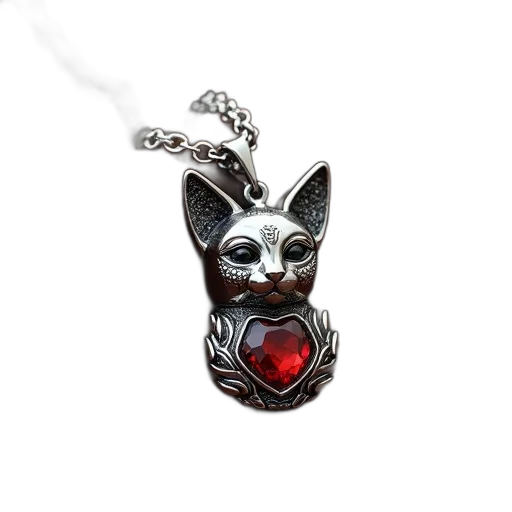 jewelry, silver, necklace, red transparent PNG cut-out