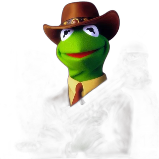 hat, staff, animal, face transparent PNG cut-out