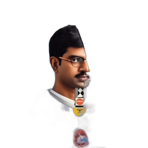 staff, face, pixel art, cartoon transparent PNG cut-out