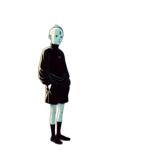 robot, mask, creature, jacket transparent PNG cut-out