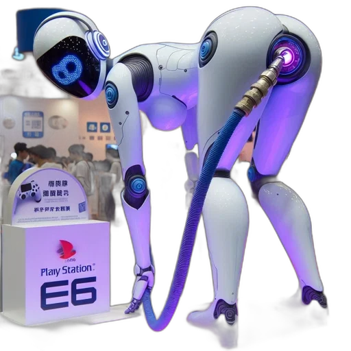 robot, 3d render, concept art, humanoid transparent PNG cut-out