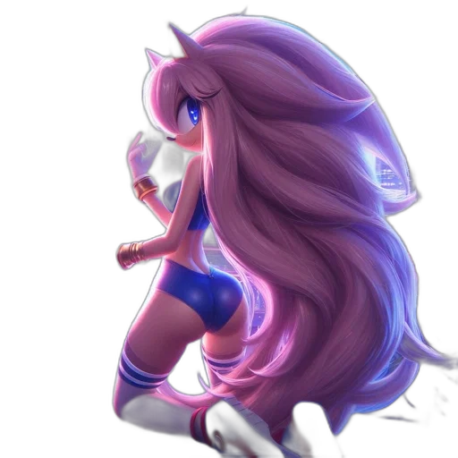 hair, dress, creature, dragon transparent PNG cut-out