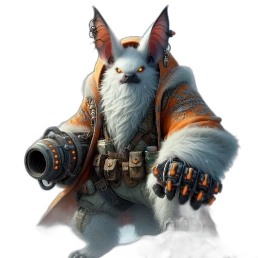 staff, animal, weapon, creature transparent PNG cut-out