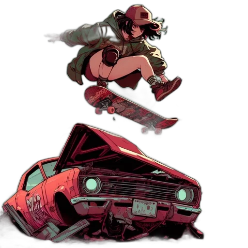 weapon, car, robot, concept art transparent PNG cut-out