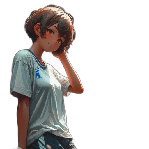 dress, face, jacket, staff transparent PNG cut-out