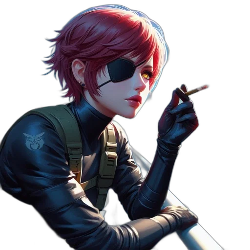 jacket, weapon, staff, sword transparent PNG cut-out
