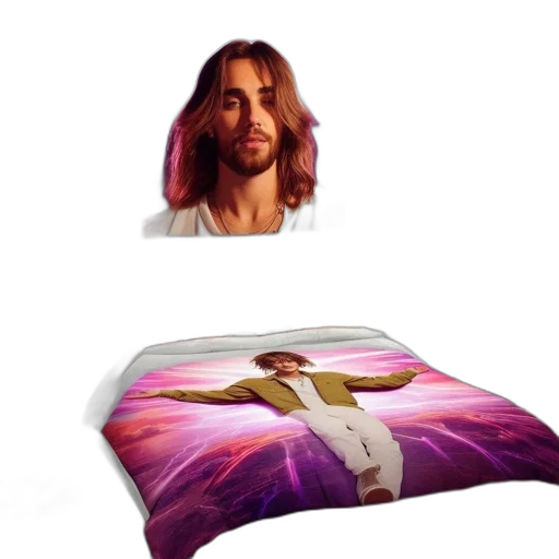 furniture, vaporwave, modern, bedroom transparent PNG cut-out