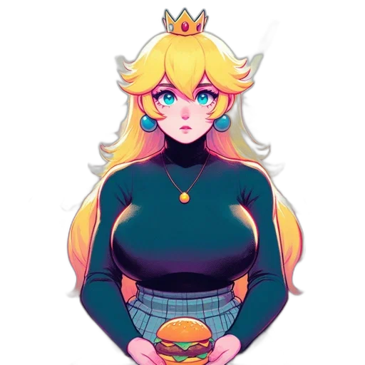 crown, dress, staff, food transparent PNG cut-out