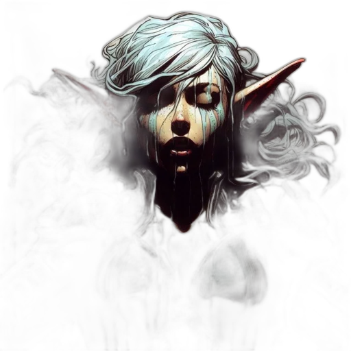 mask, face, staff, fantasy art transparent PNG cut-out