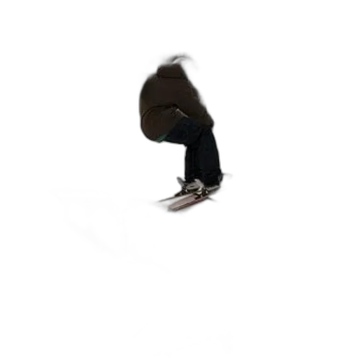 shoes, jacket, hat, staff transparent PNG cut-out