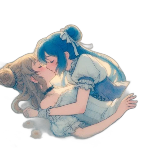 watercolor, anime, concept art, pixel art transparent PNG cut-out