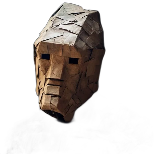 mask, face, robot, crown transparent PNG cut-out