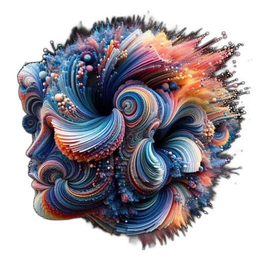 hair, flower, face, mask transparent PNG cut-out