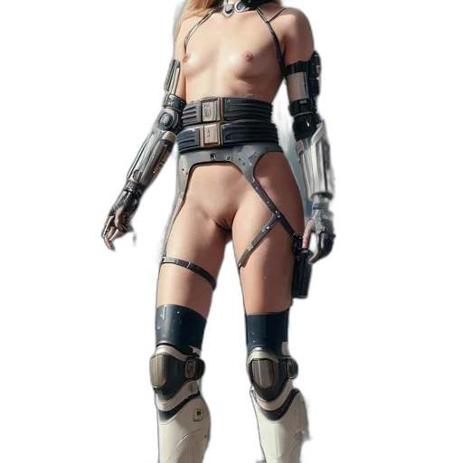 robot, weapon, staff, concept art transparent PNG cut-out