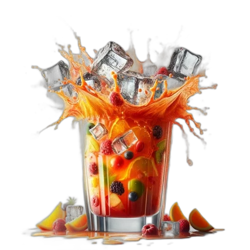 food, crown, photorealistic, 3d render transparent PNG cut-out