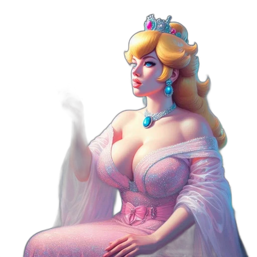 dress, crown, concept art, fantasy art transparent PNG cut-out