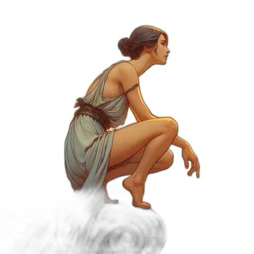dress, creature, concept art, fantasy art transparent PNG cut-out